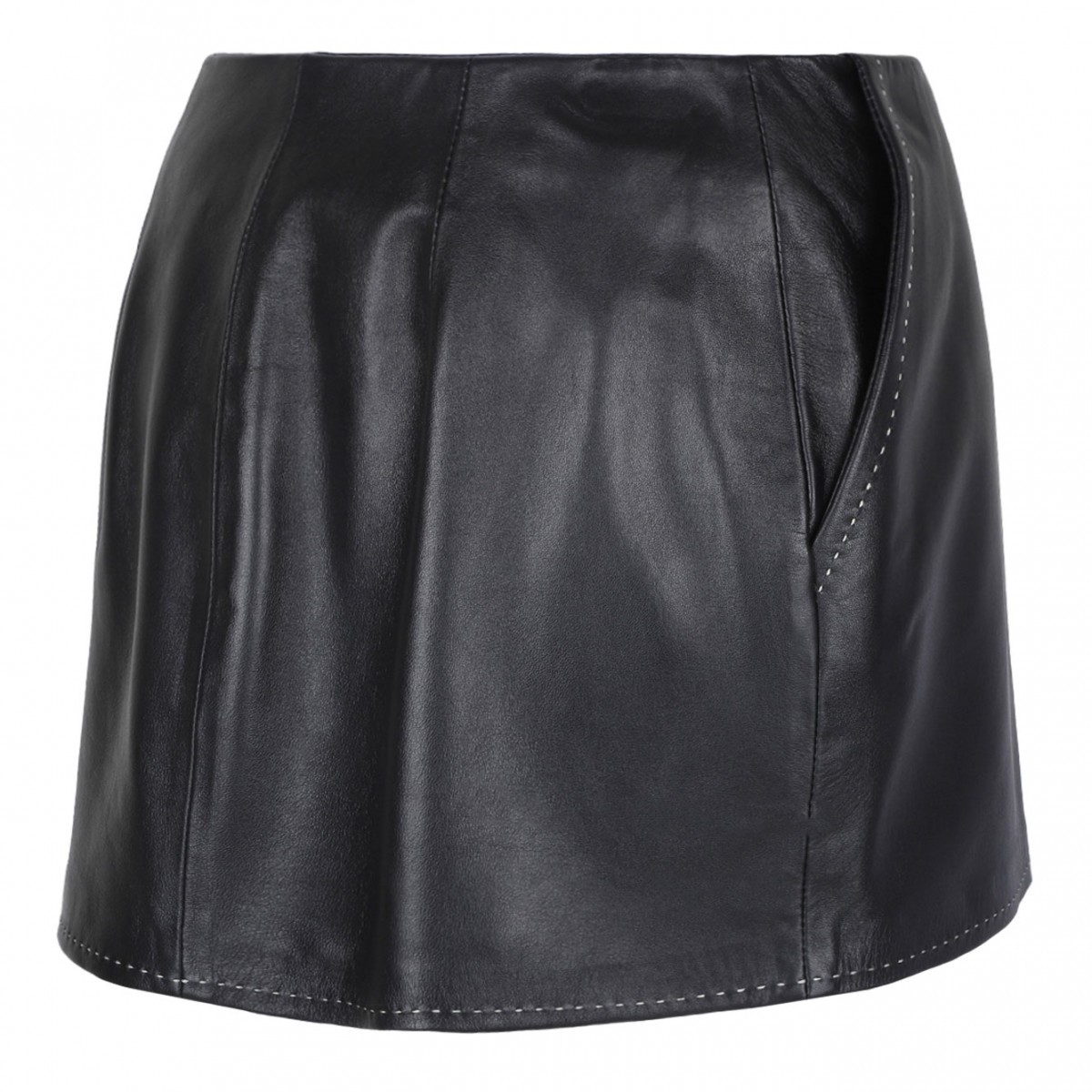 Black Leather Skirt