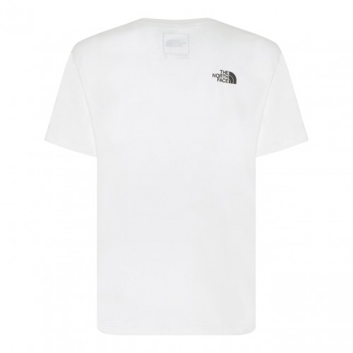 White Logo Print T-Shirt 2