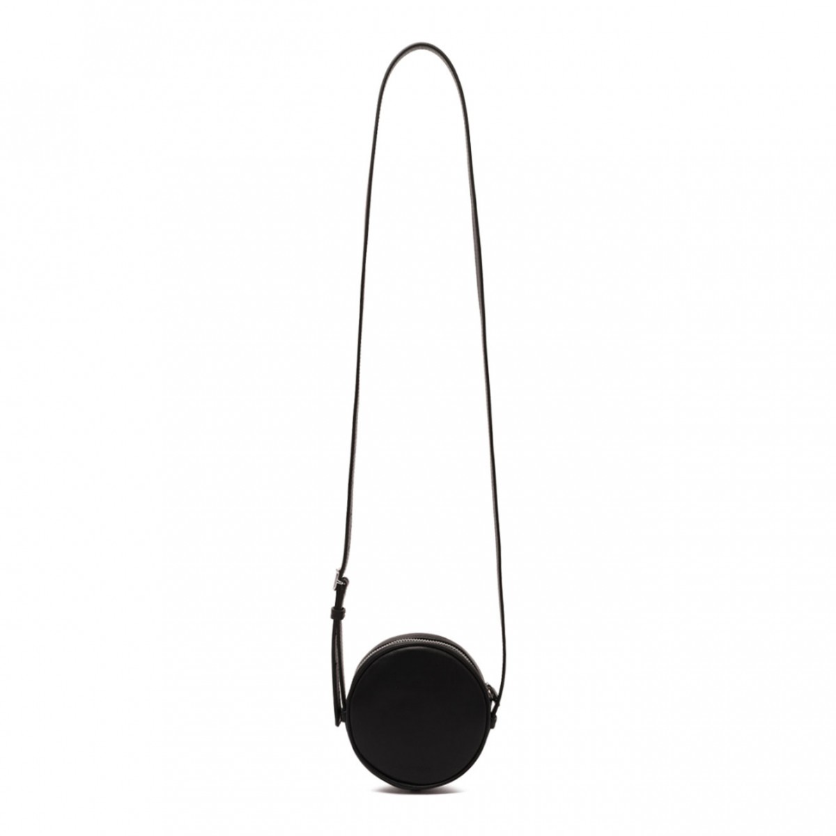 Black Reedition Leather Circle Bag