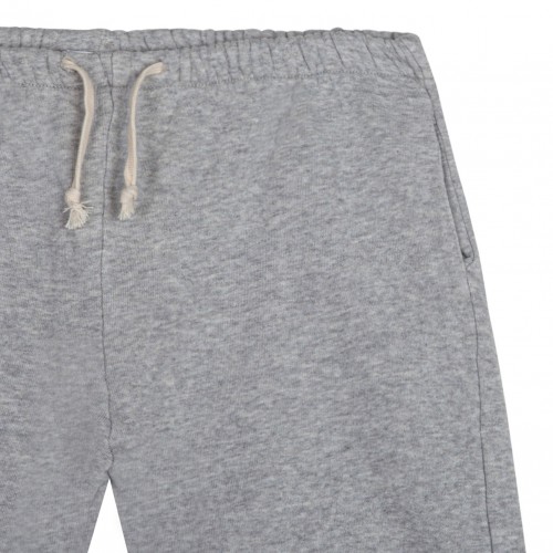 Grey Logo Print Trousers