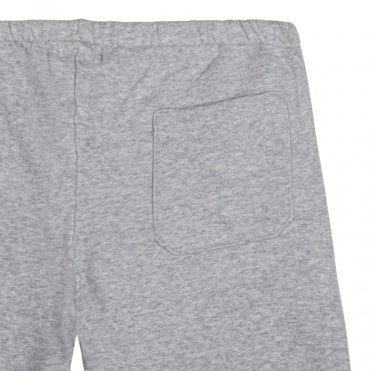 Grey Logo Print Trousers