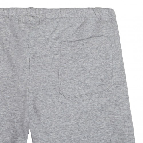 Grey Logo Print Trousers
