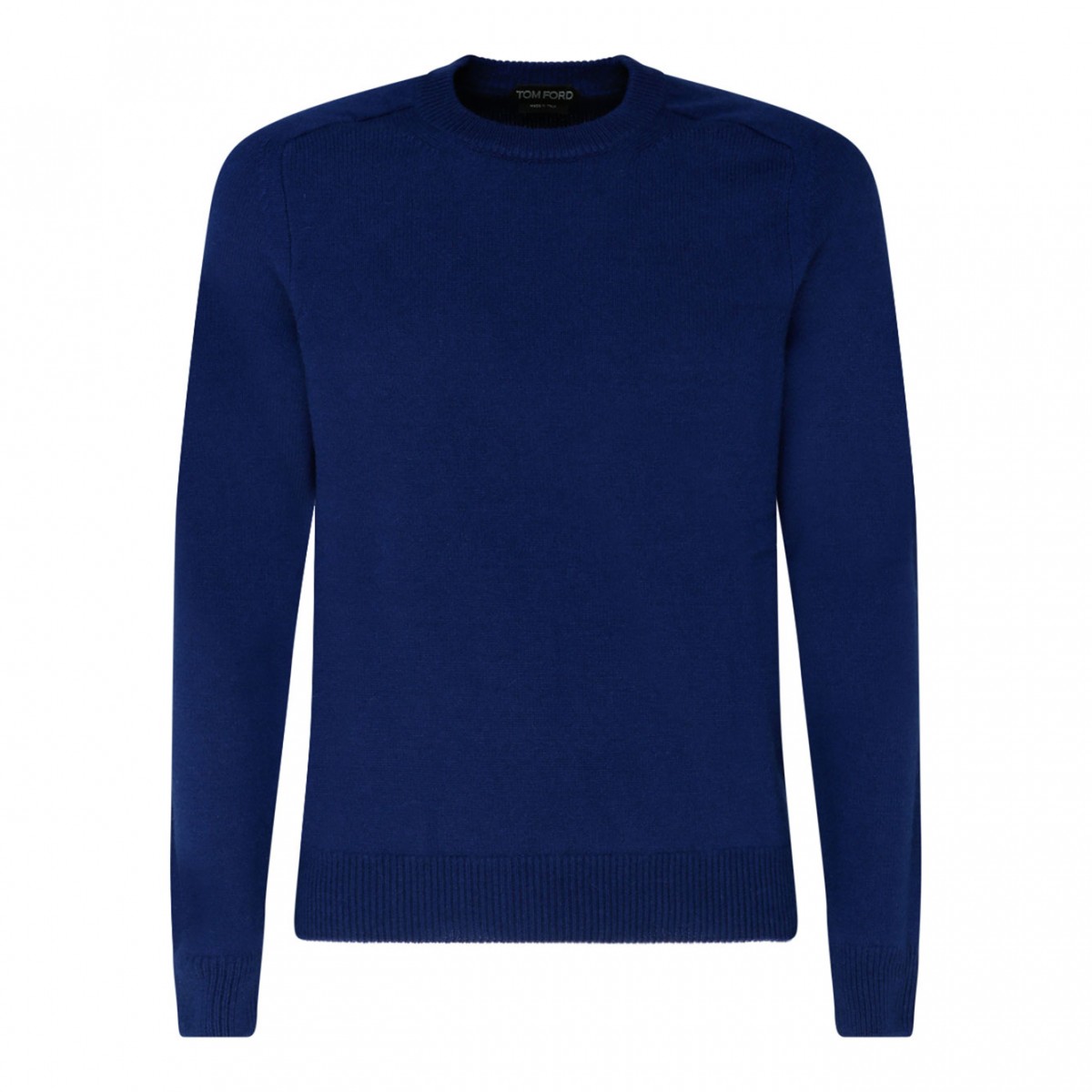 Dark Blue Cashmere Crewneck Jumper