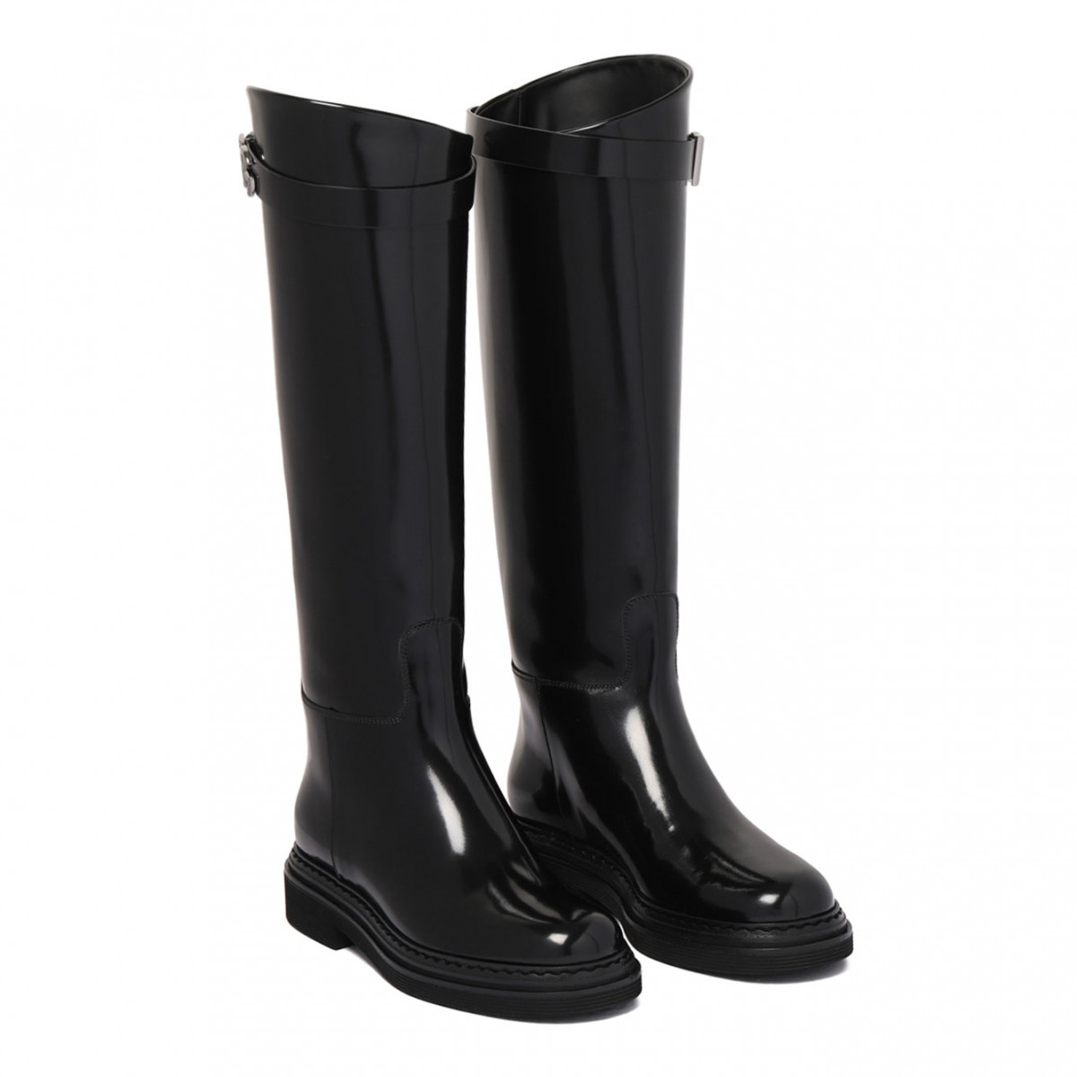 Black Equestrian Boots