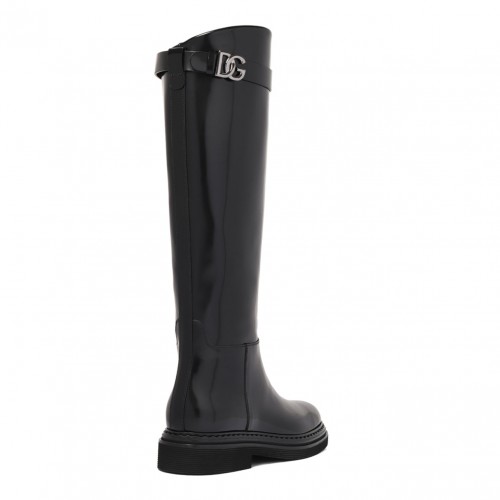Black Equestrian Boots