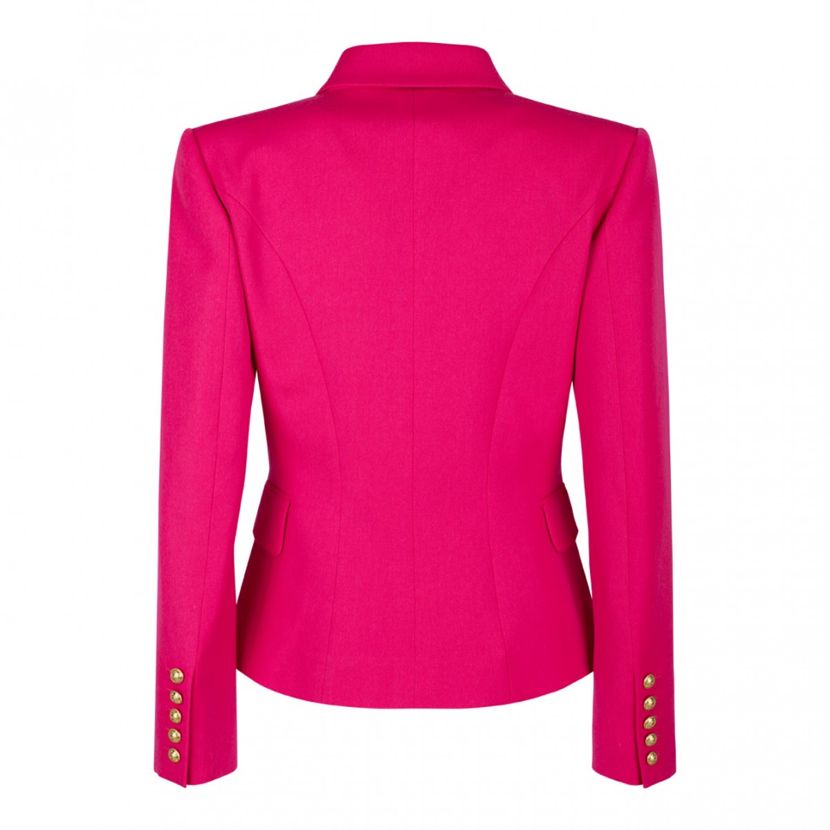 Fuchsia Double Breasted Blazer