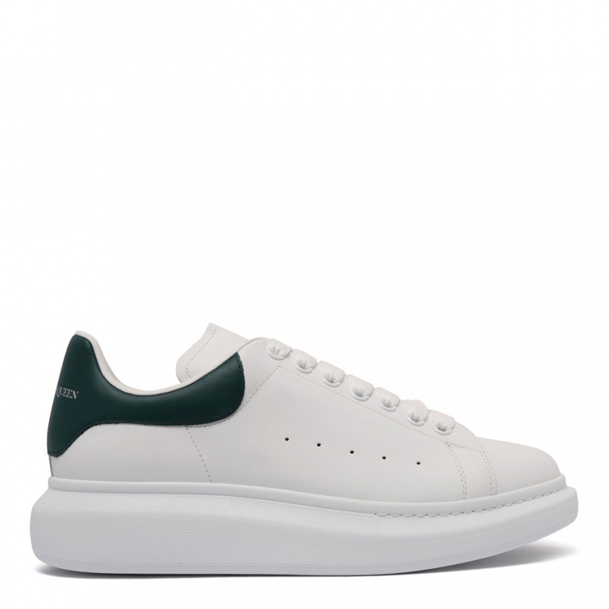 White and Green Oversized Sneaker