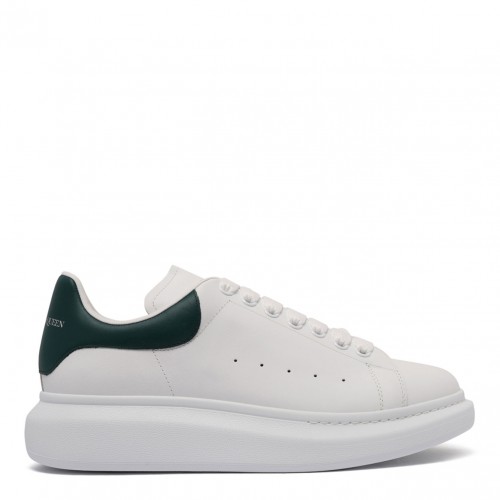White and Green Oversized Sneaker