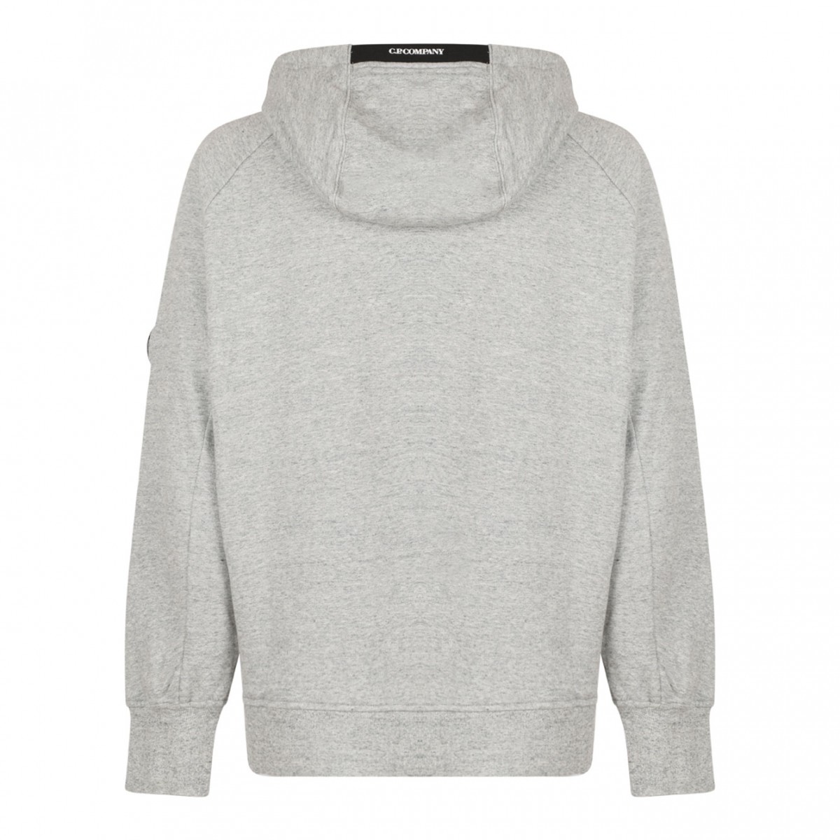 Grey Lens Detailed Hoodie