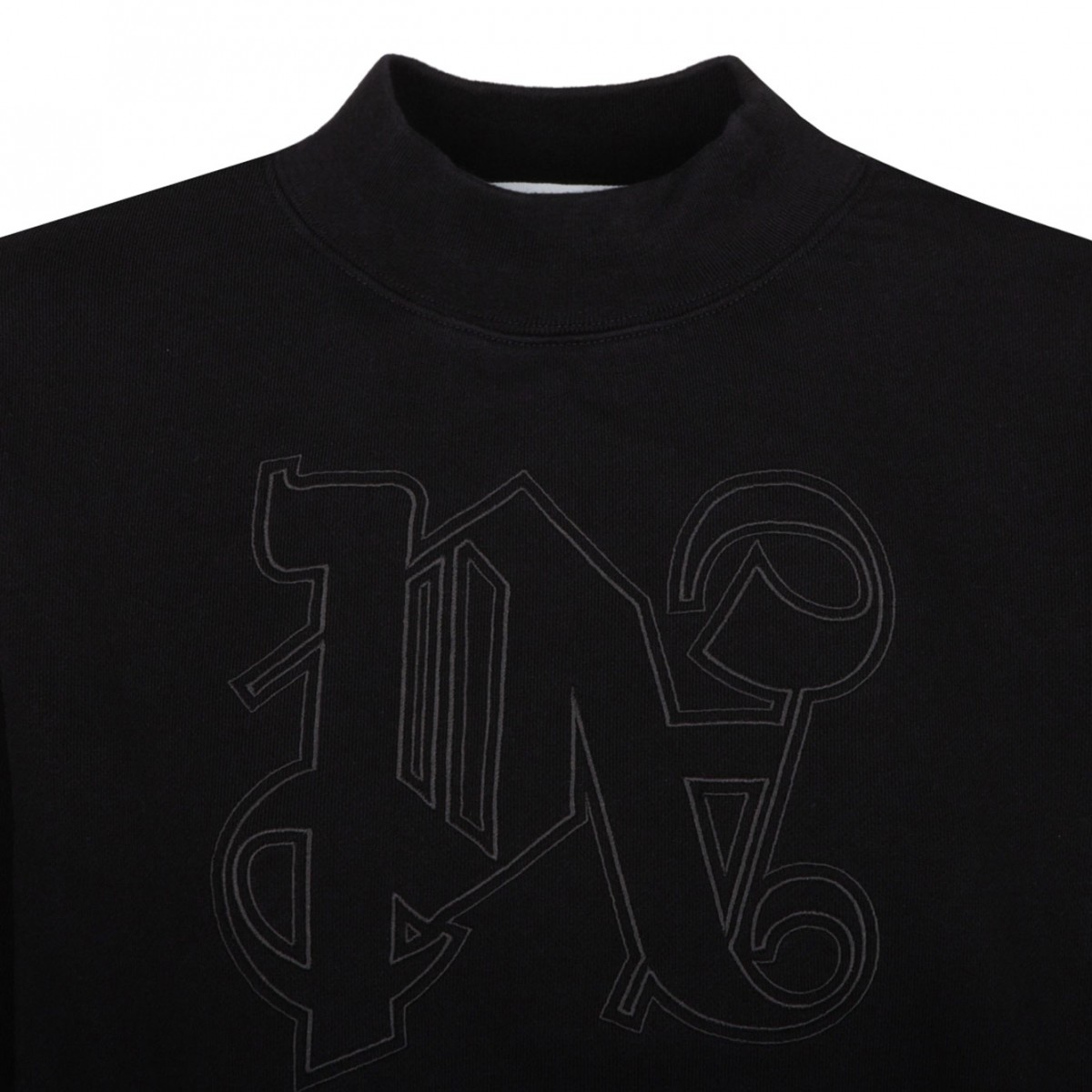 Black Cropped Sweatshirt