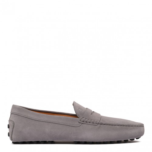 Medium Grey Gommino Bubble Loafers