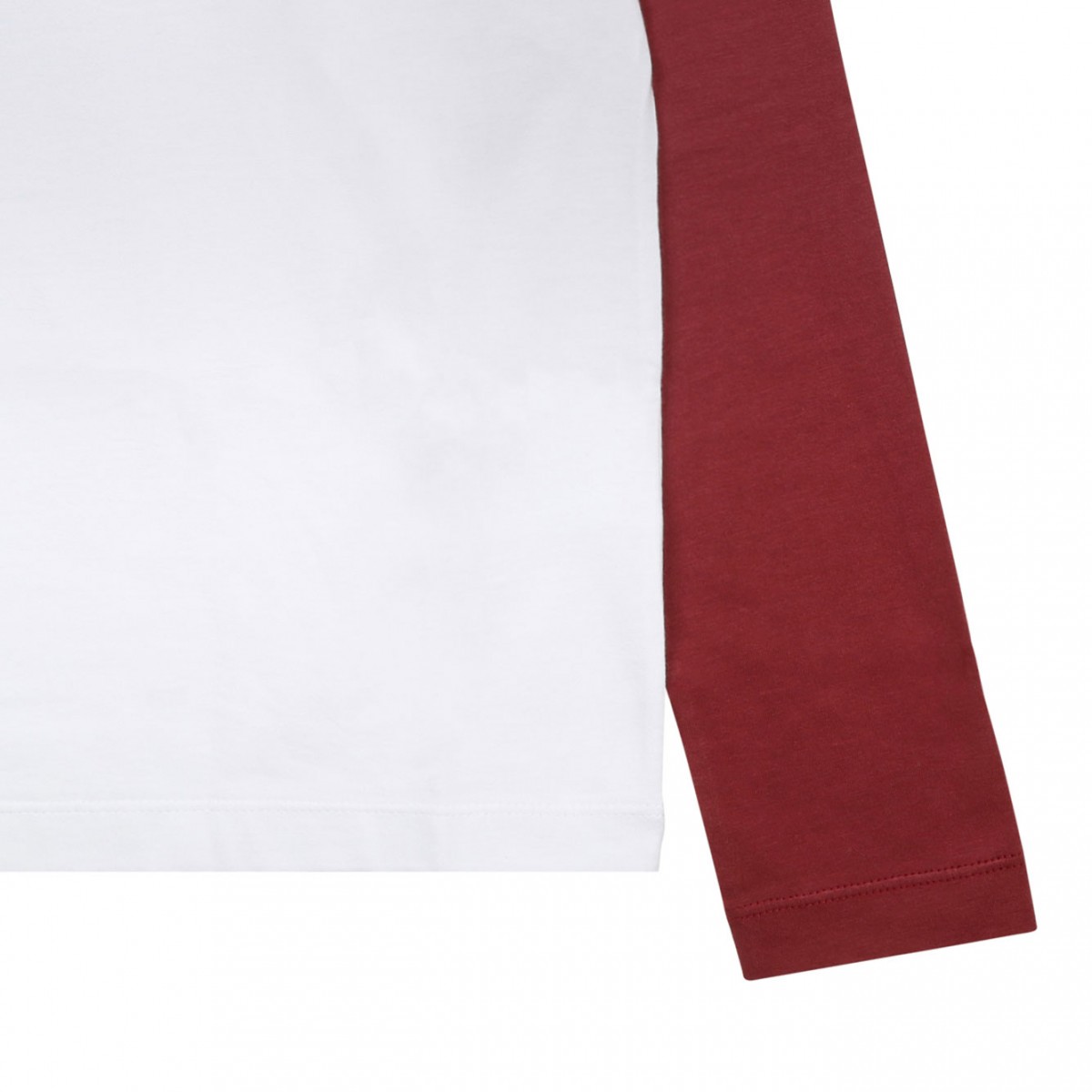 White and Red Star Print T-Shirt