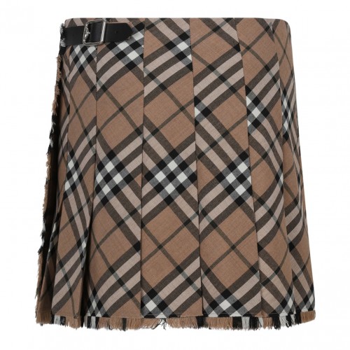 Check Pattern Mini Skirt 2