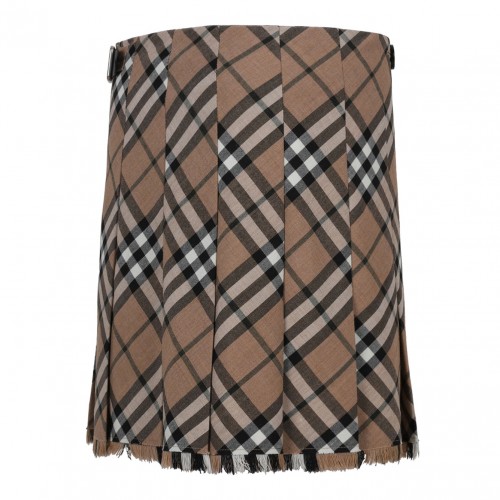 Check Pattern Mini Skirt