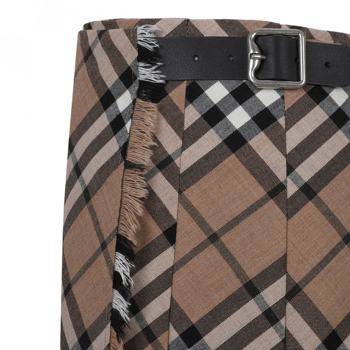 Check Pattern Mini Skirt