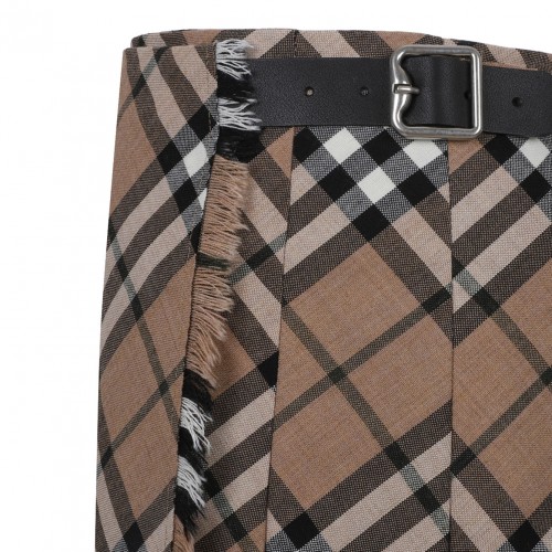 Check Pattern Mini Skirt