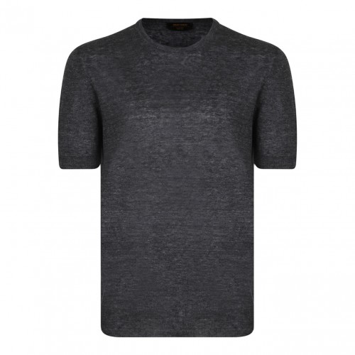 Grey Knitwear T-Shirt
