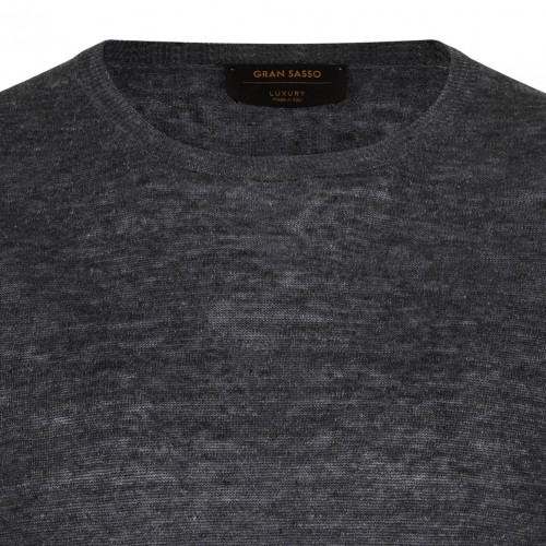 Grey Knitwear T-Shirt