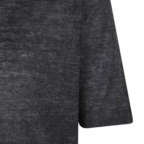 Grey Knitwear T-Shirt