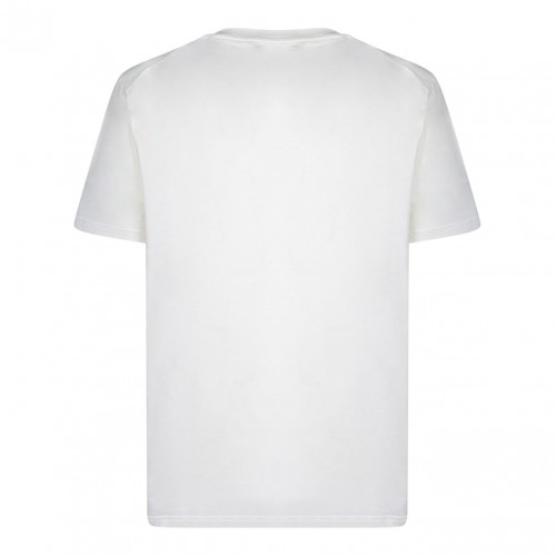 White Logo Print T-Shirt 2