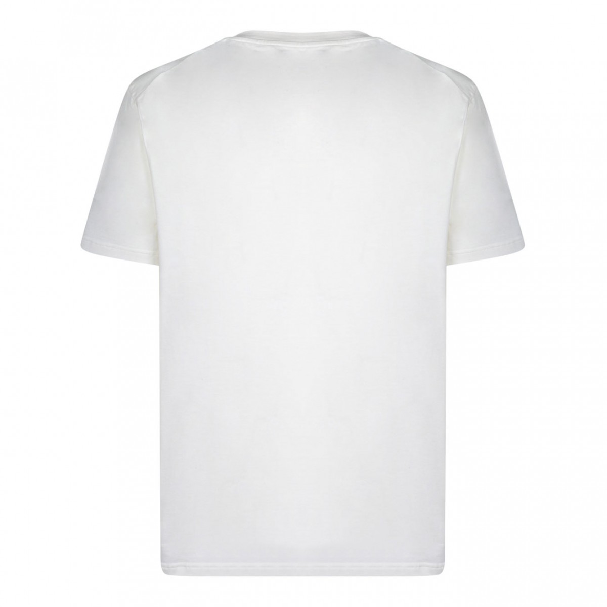 White Logo Print T-Shirt