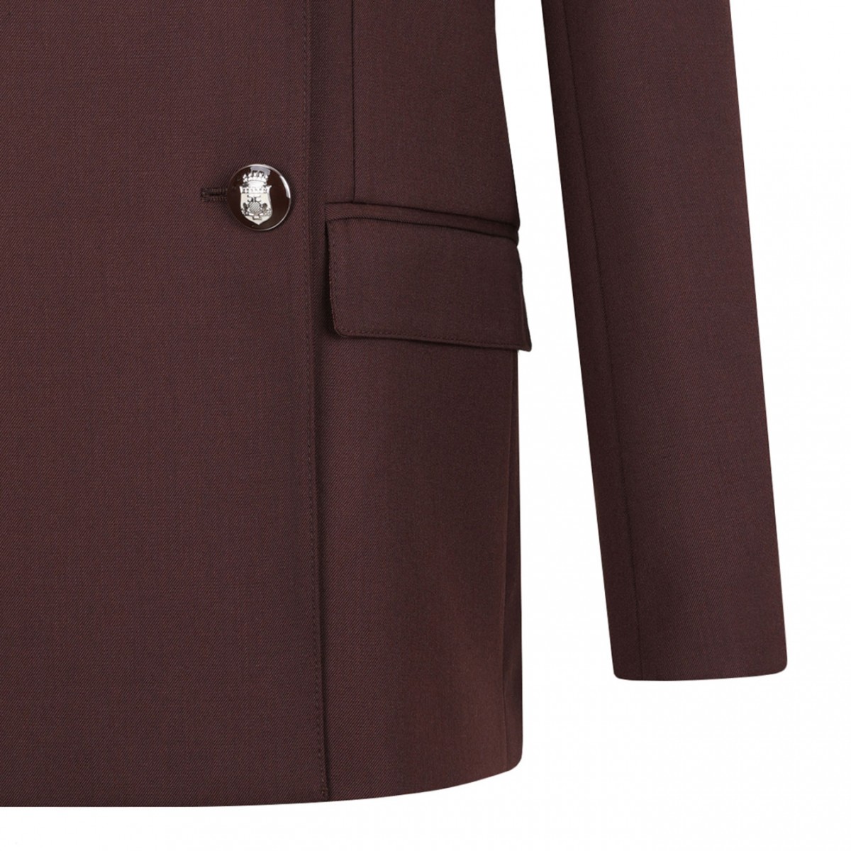 Coffee Double Breasted Jacket