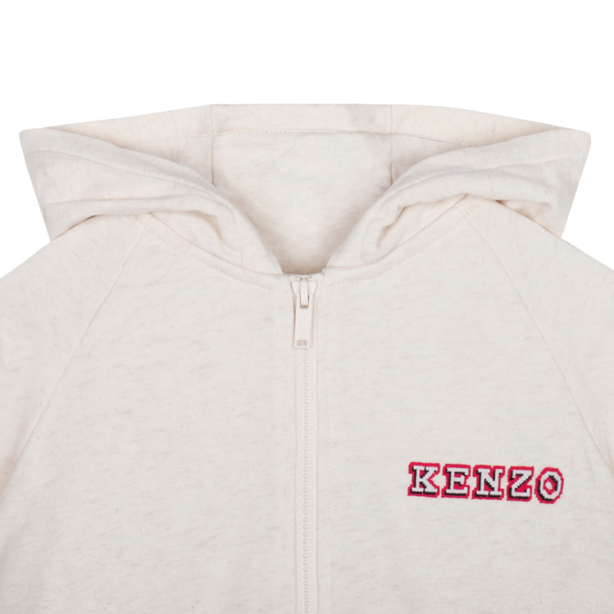 Light Beige Logo Print Sweatshirt