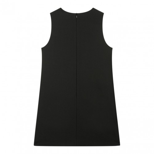 Black Cady A-line Minidress 2