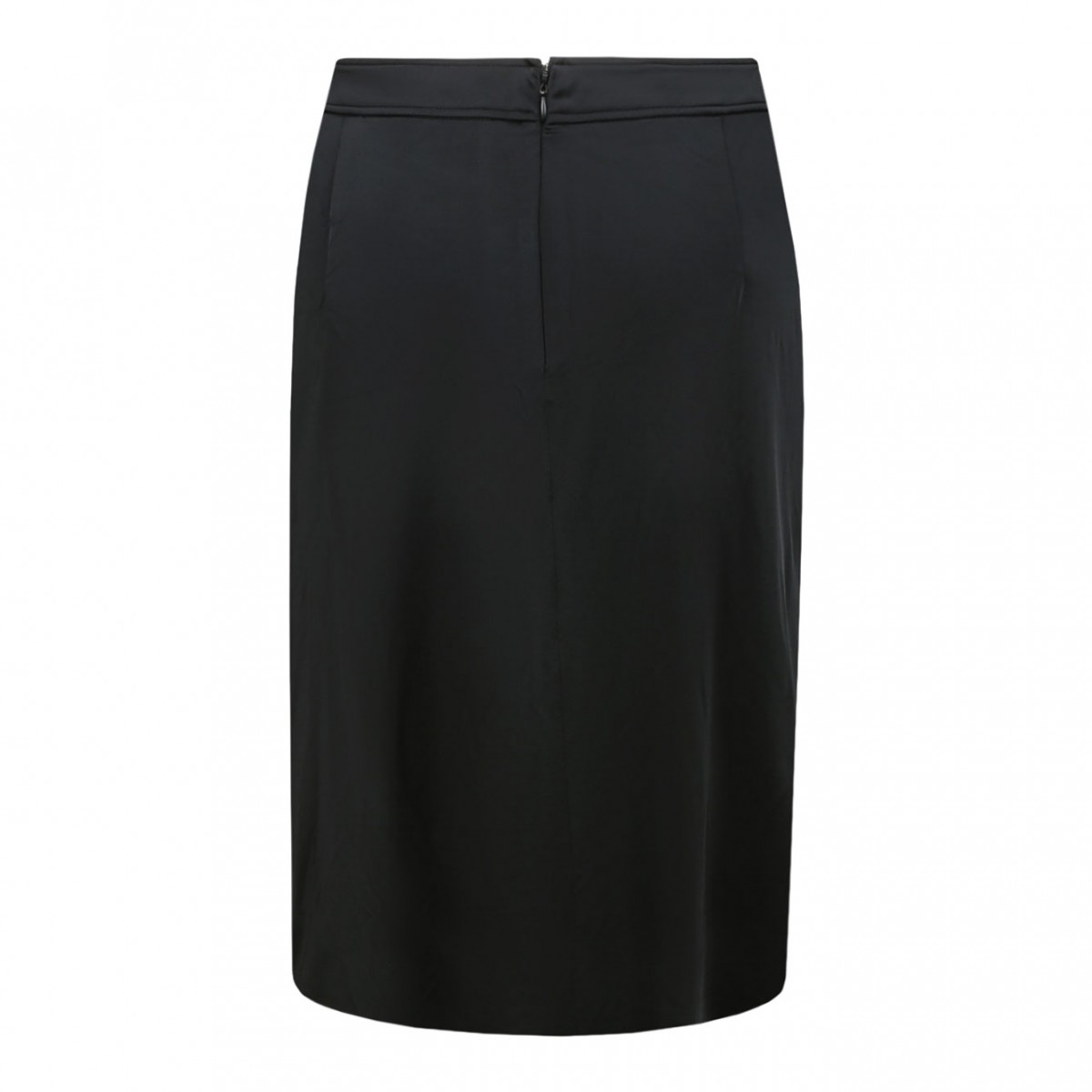 Black Wrap Mini Skirt