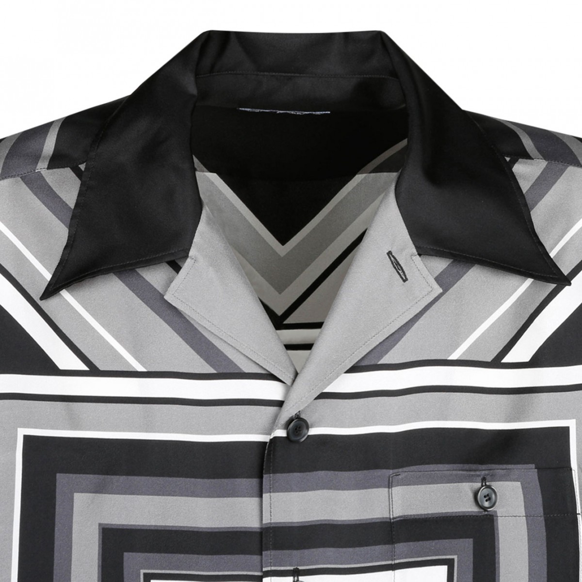 Multi-Striped Silk Shirt