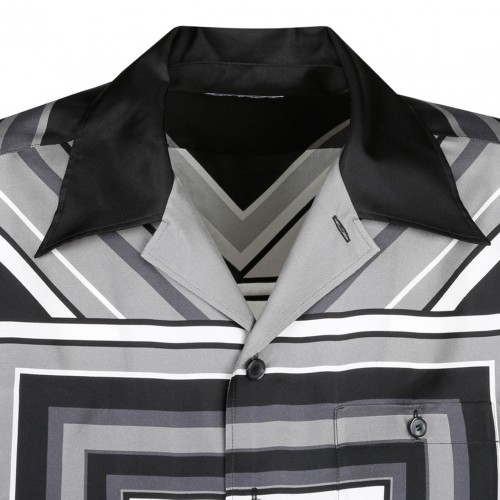 Multi-Striped Silk Shirt