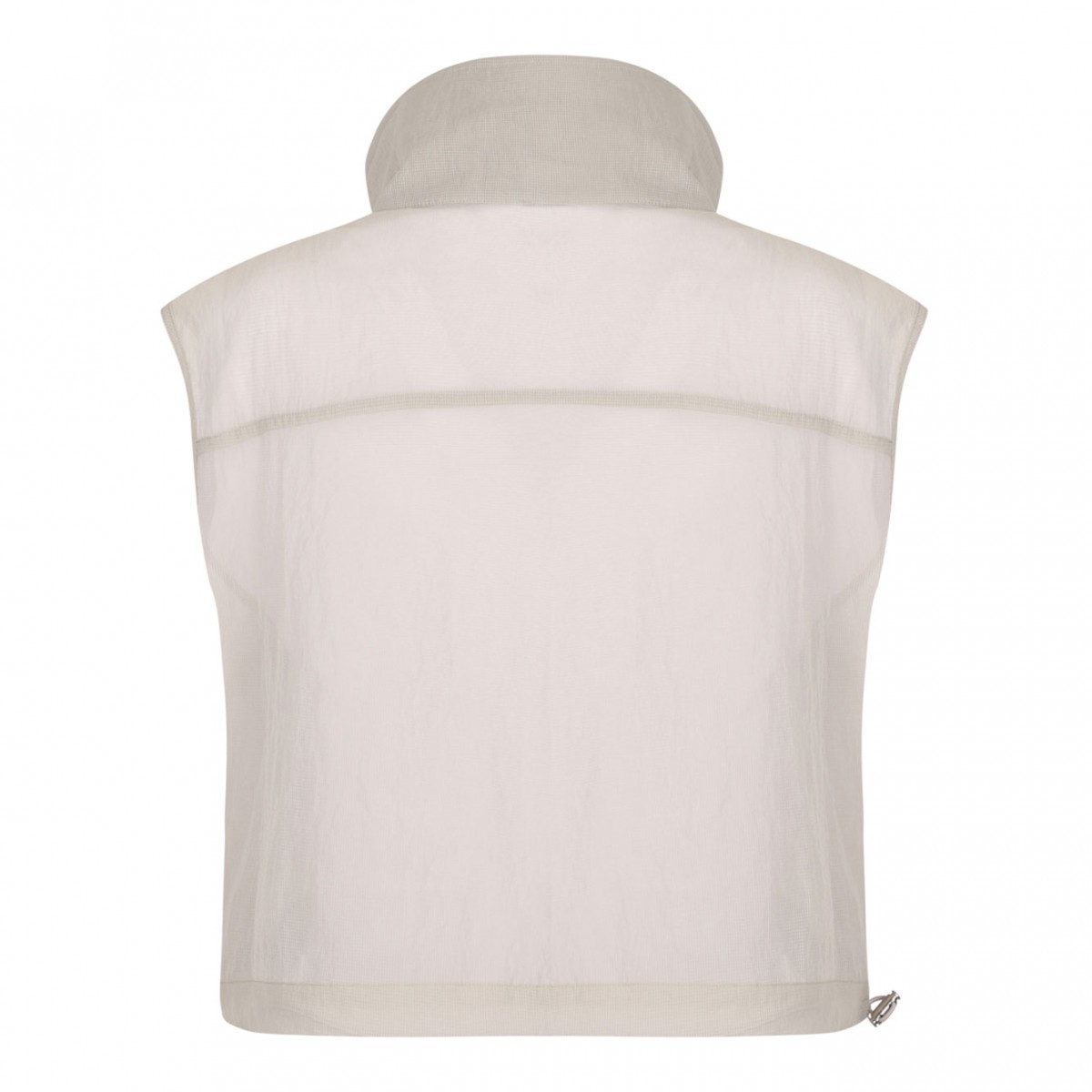 Light Grey Cropped Gilet