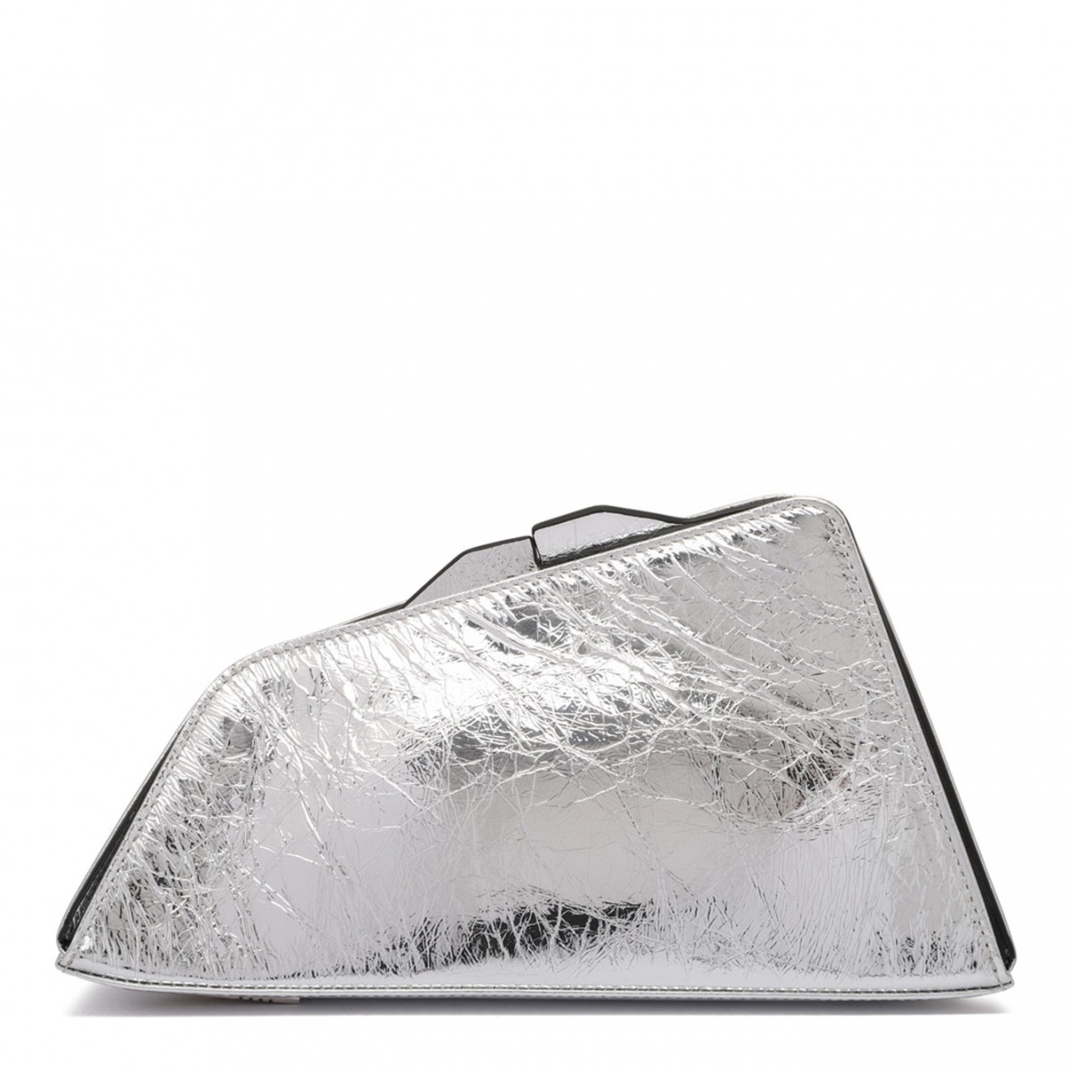 Silver 8.30 PM Clutch Bag