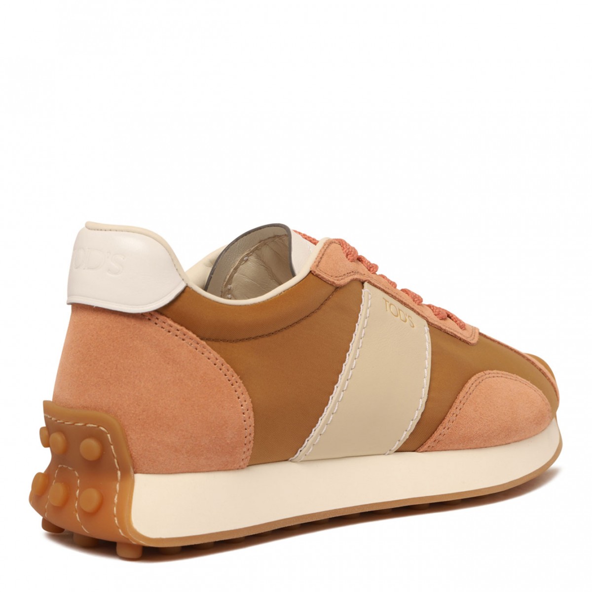 Light Brown and Pink Sneakers