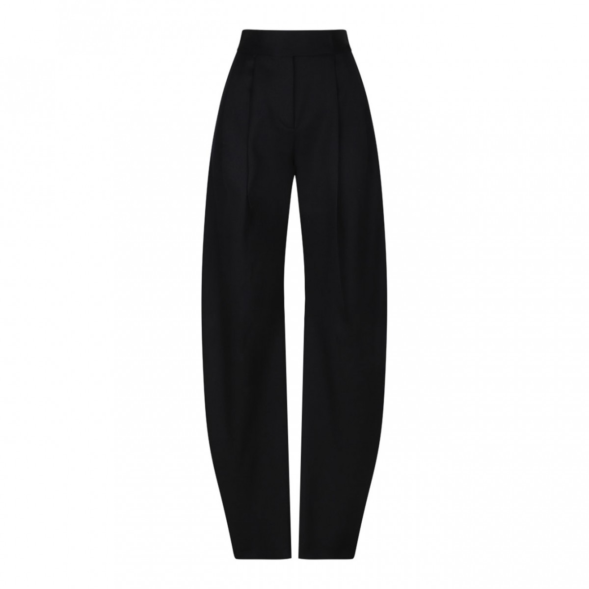 Black Pleated Trousers