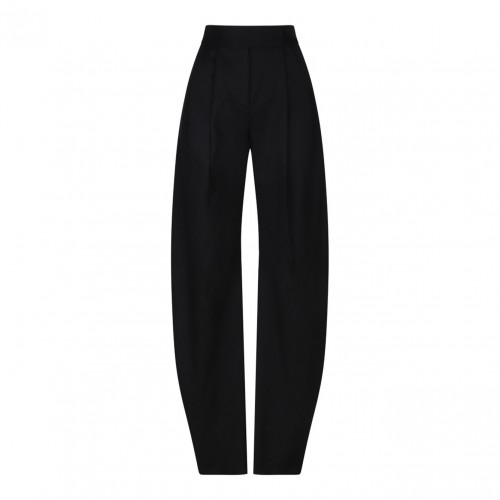 Black Pleated Trousers
