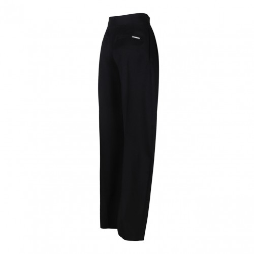 Black Pleated Trousers