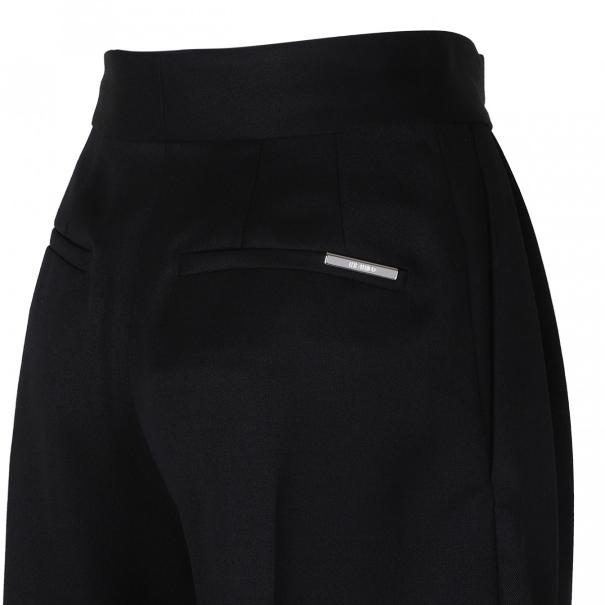 Black Pleated Trousers