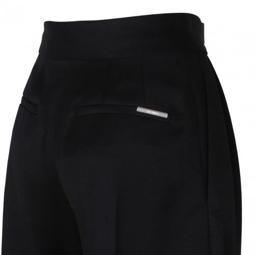 Black Pleated Trousers