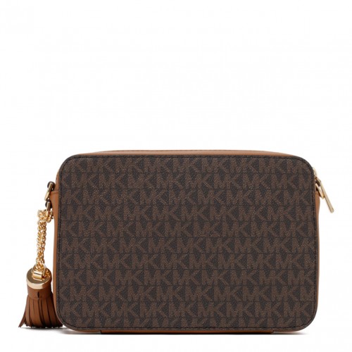 Brown Jet Set Shoulder Bag