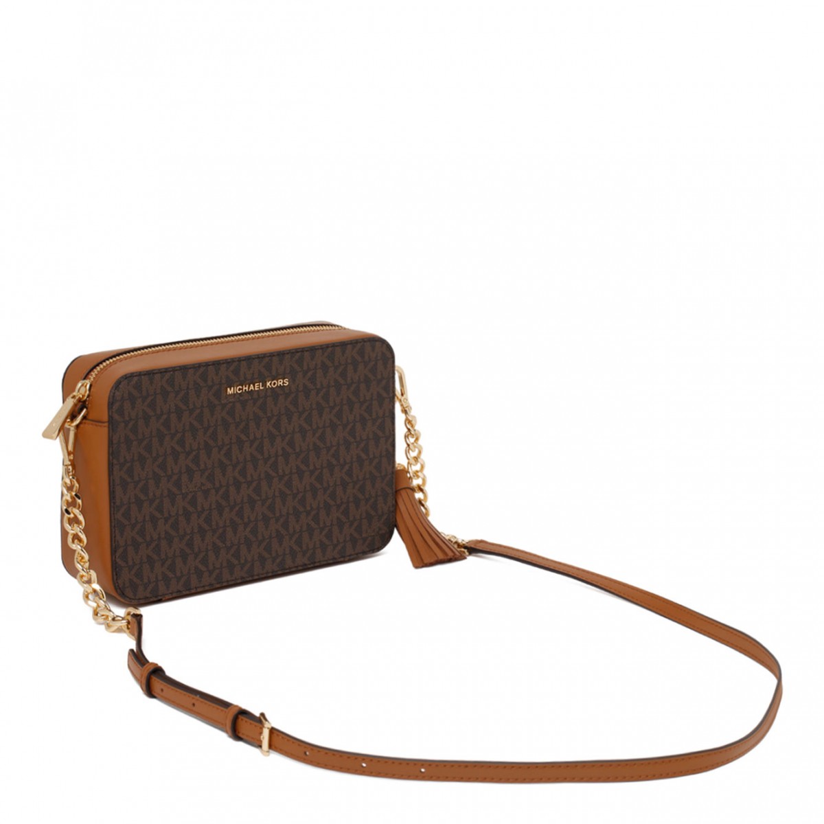 Brown Jet Set Shoulder Bag