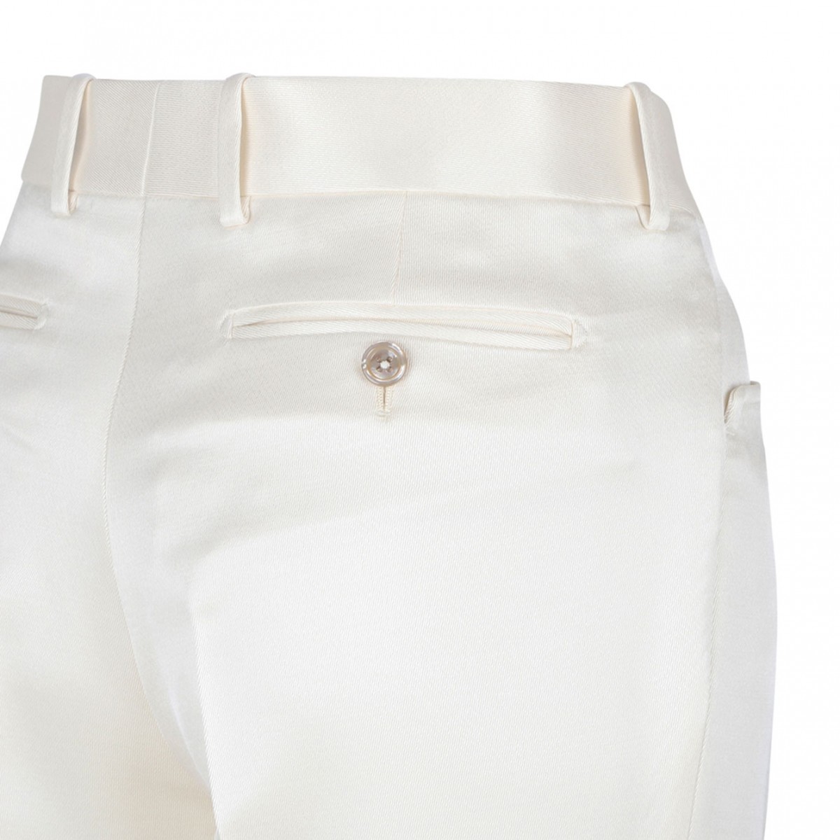 Off White Flared Pants