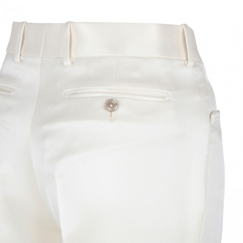 Off White Flared Pants