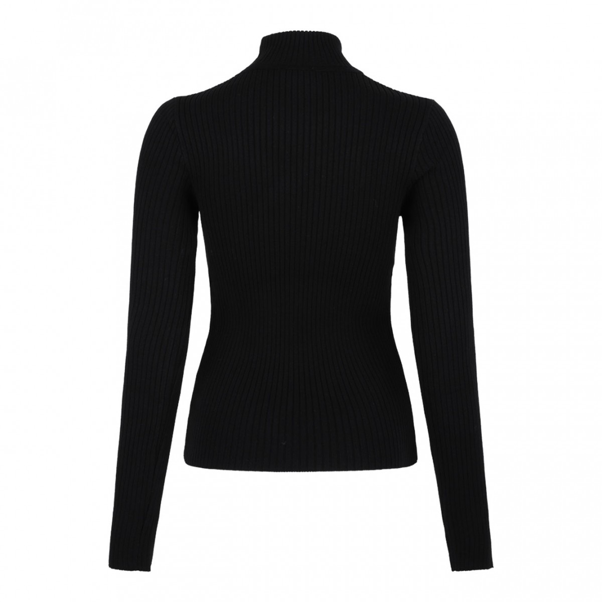 Black Reedition Rib Knit Sweater