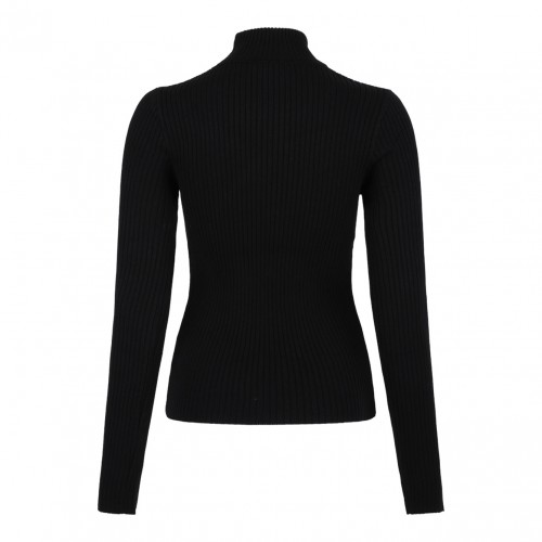 Black Reedition Rib Knit Sweater