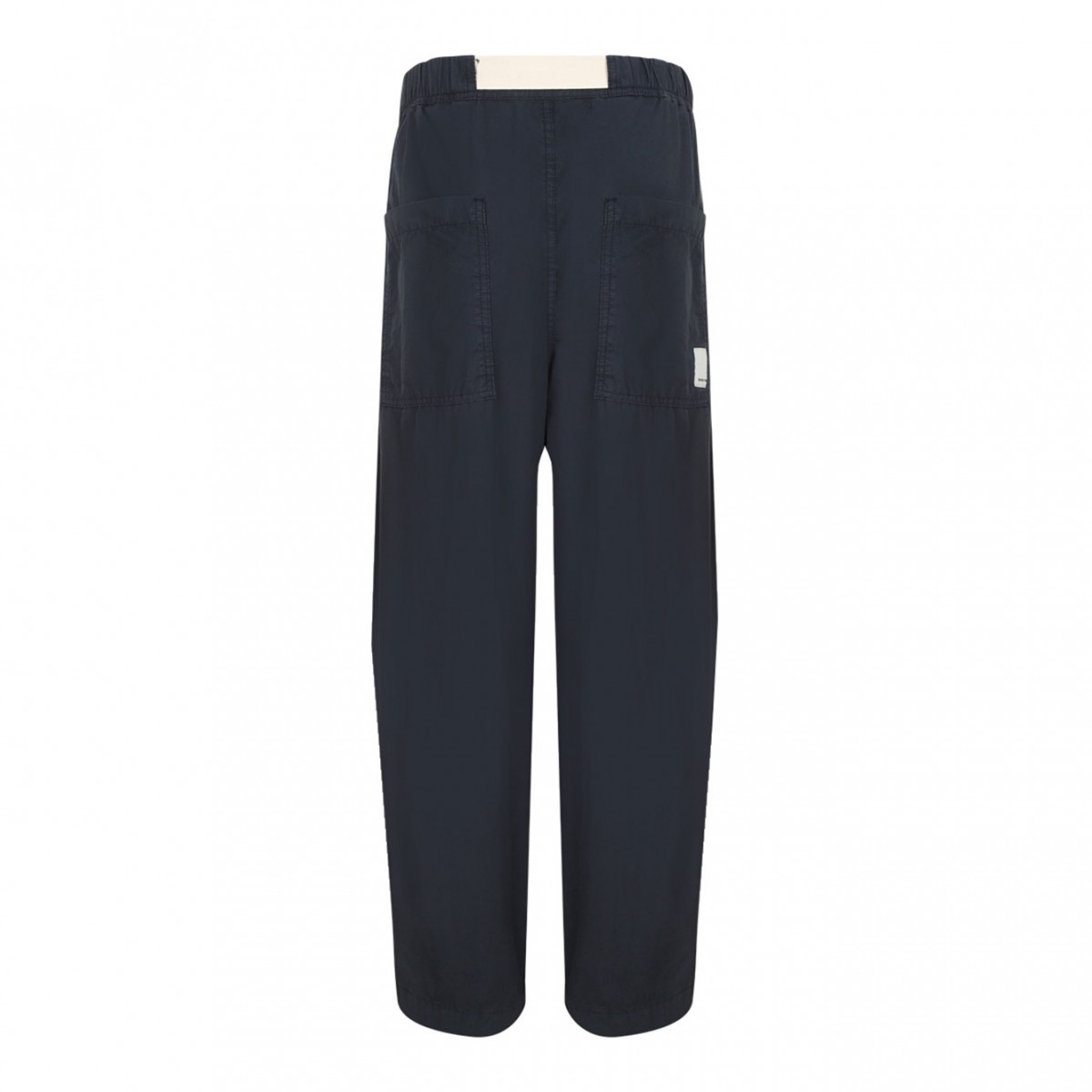 Navy Blue Straight Trousers