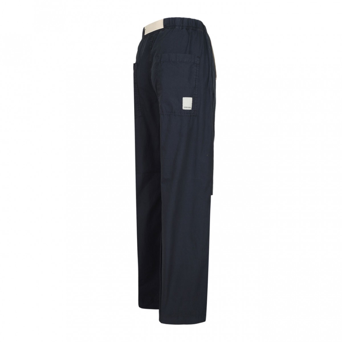 Navy Blue Straight Trousers