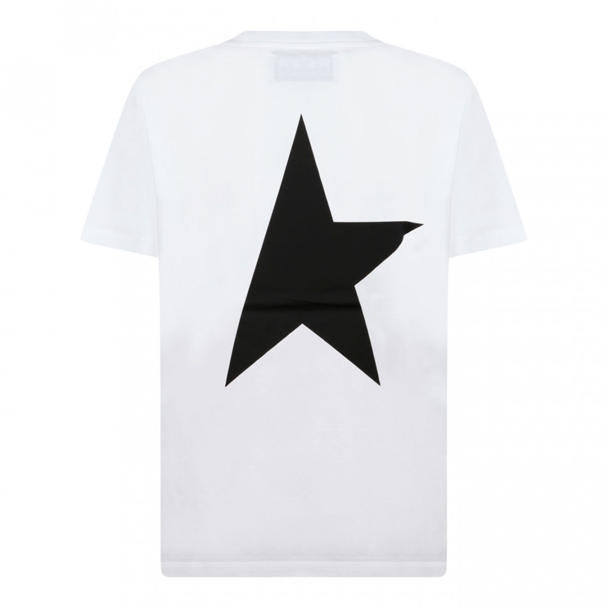 White and Black Logo Star T-Shirt