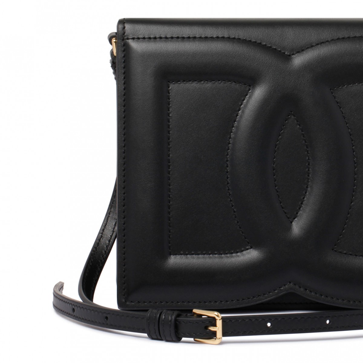 White DG Logo Crossbody Bag