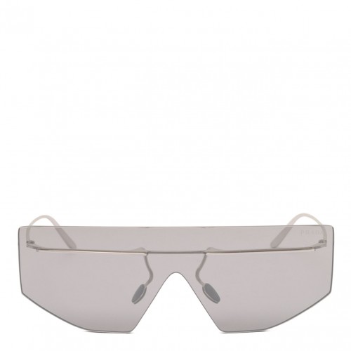 Silver Futuristic Sunglasses